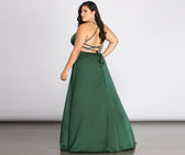 Lace Satin Dress