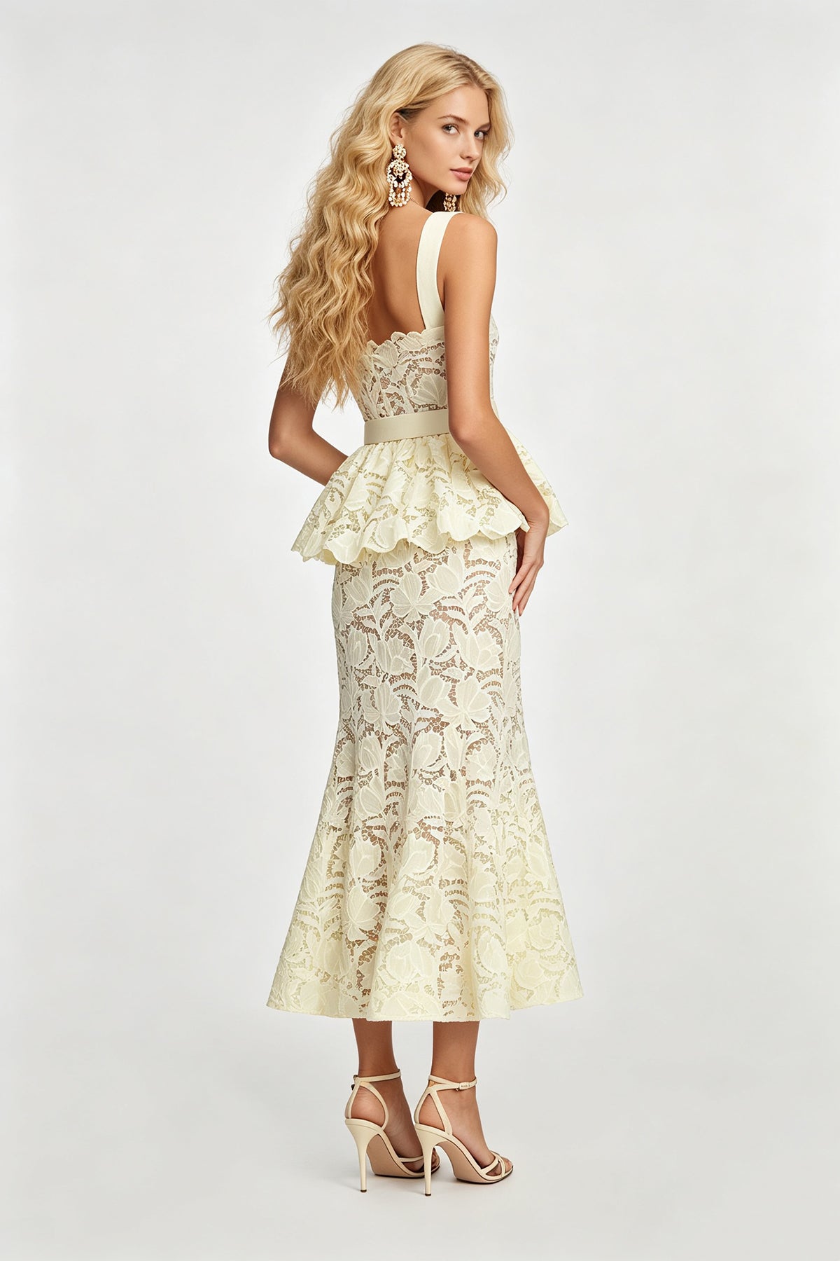 Women Summer Lace Sexy Formal Dress