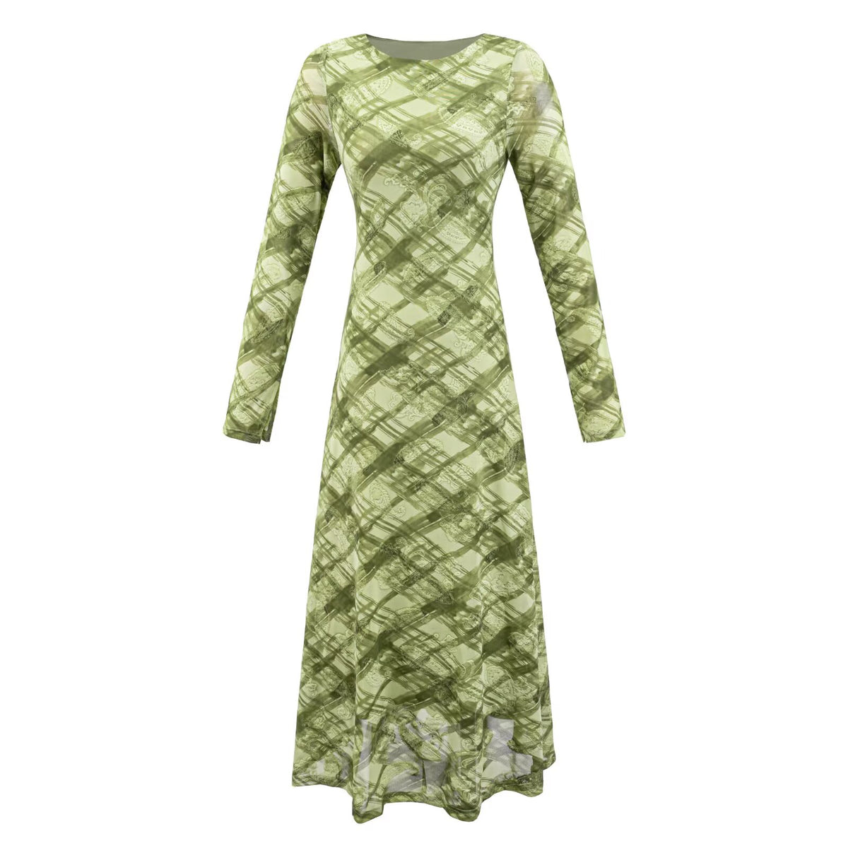 Green and Floral Pattern