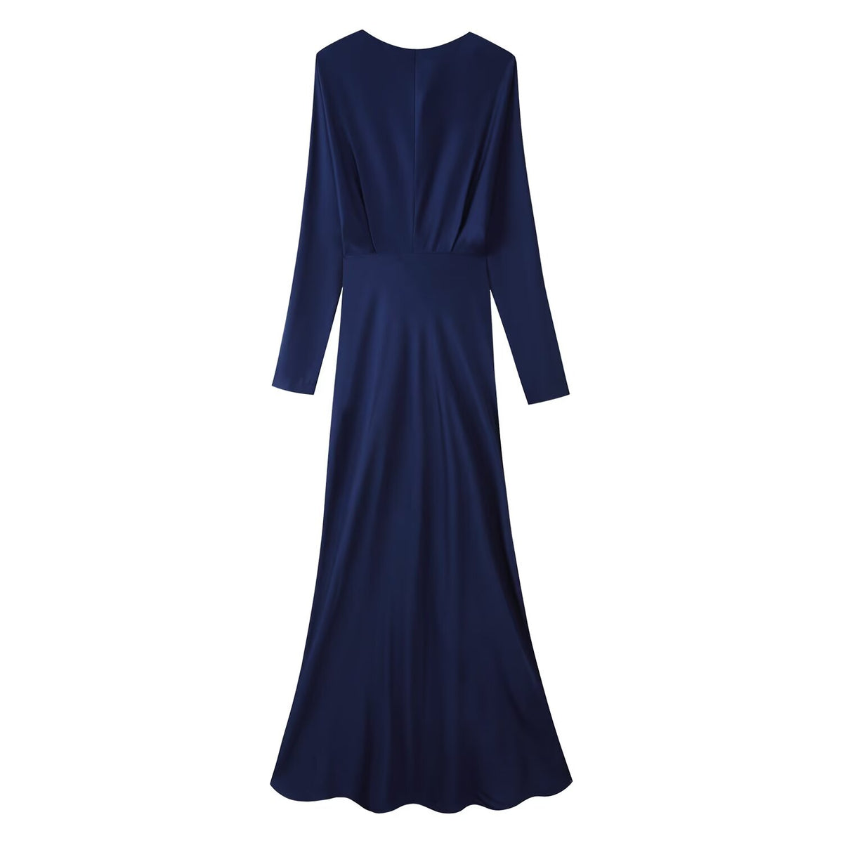 Women Clothing Summer Slim-Fit Slimming Silk Satin Texture Maxi Dress