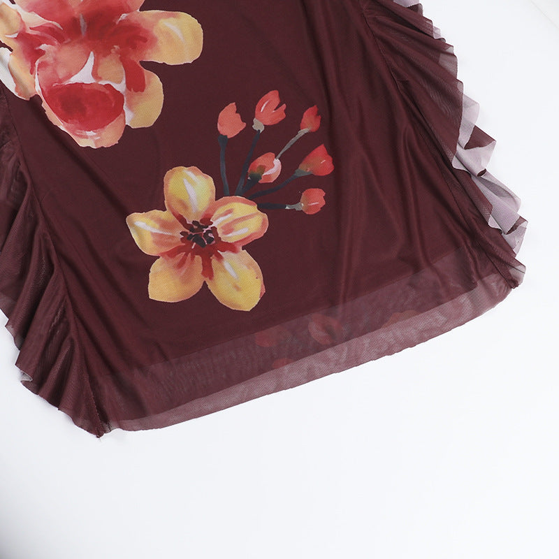 Russo Maxi Dress - Brown