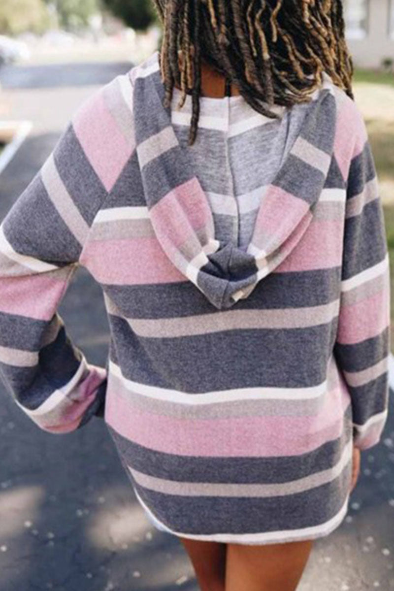 Modern Memories Stripe Hoodie