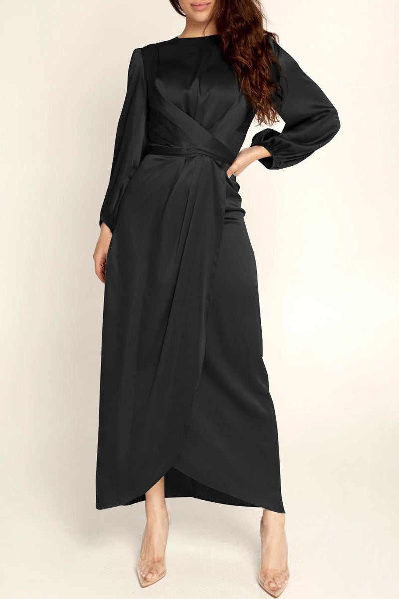 Hana Fashion Stars Solid Tailored Dress with Premium Casual Styling