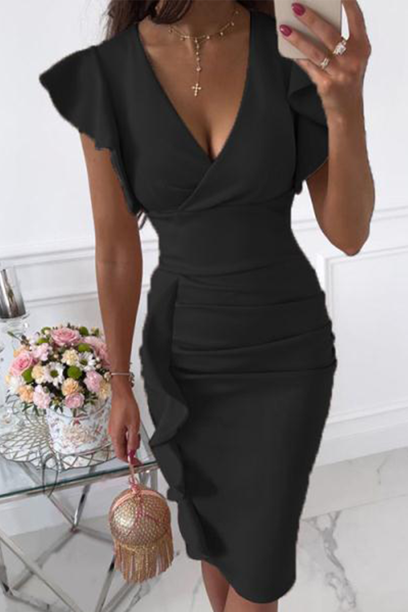 Estefanía Dress with a Wrapped Skirt for Women Relaxed Modern Fit