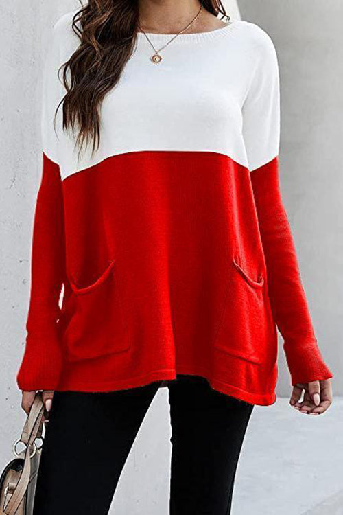 Get Comfortable Double Pocket Sweater