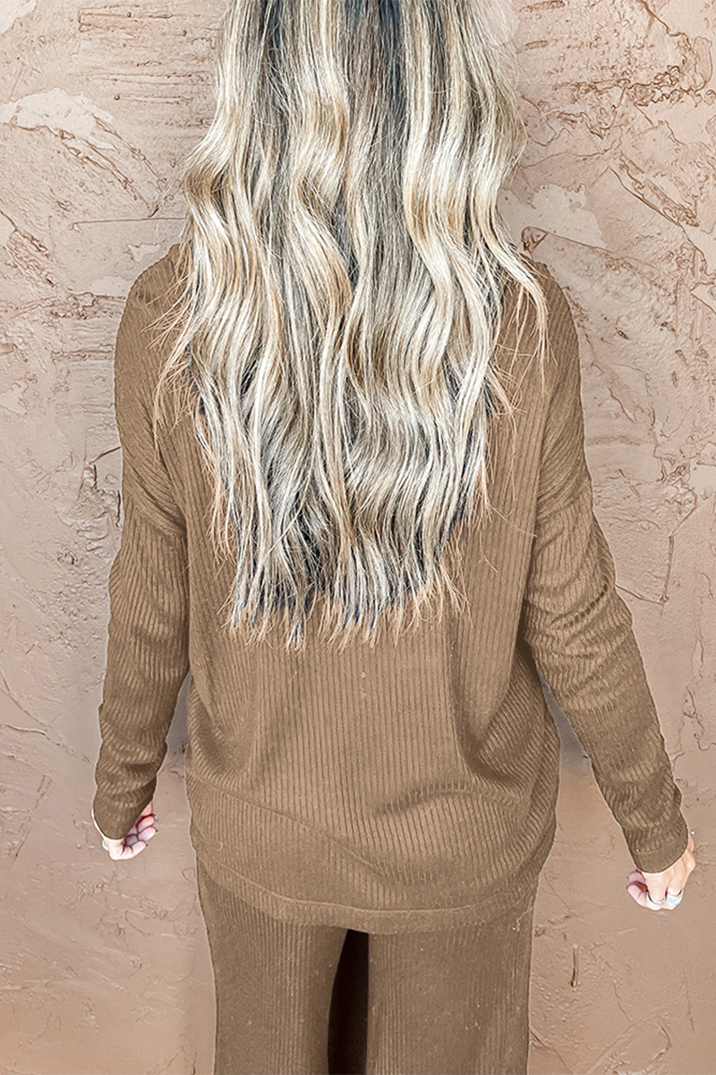 Turtle Neck Hoodie Pants Set