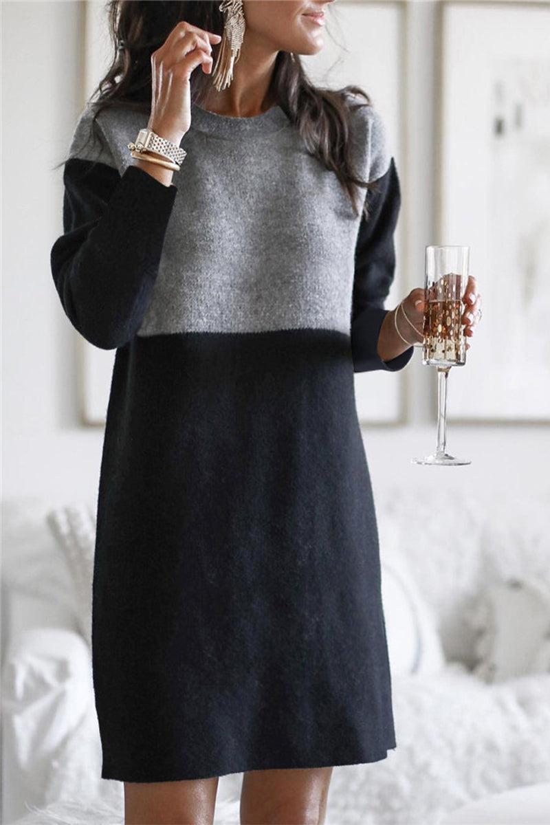 Hana Classic And Elegant Dress with Relaxed Fit and Layered Outfit Styling