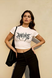 Sexy Cropped Fitted T-shirts