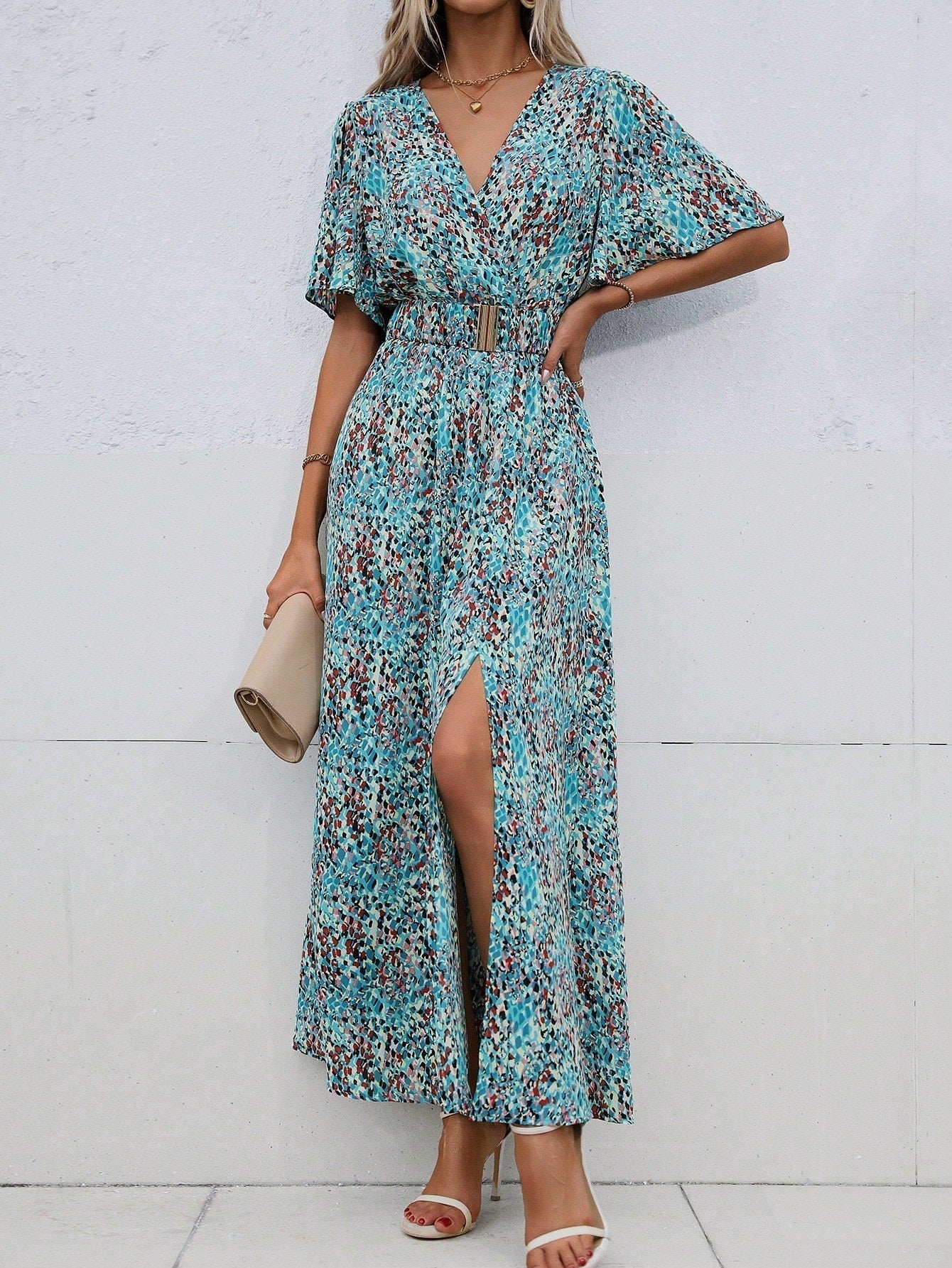 Tania Exclusive Maxi Dress Butterfly Style Designer Edit