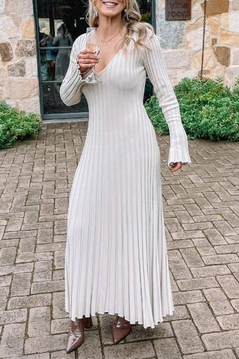 Modern Valeria Casual Solid Color Dress for Modern Fashion Wear