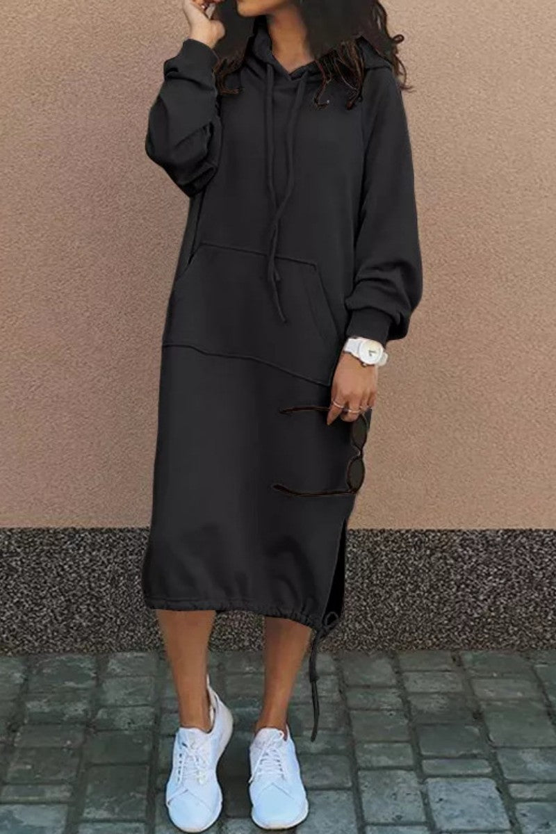 Contemporary Genoveva Casual Solid Patchwork Dress for Modern Fashion Wear