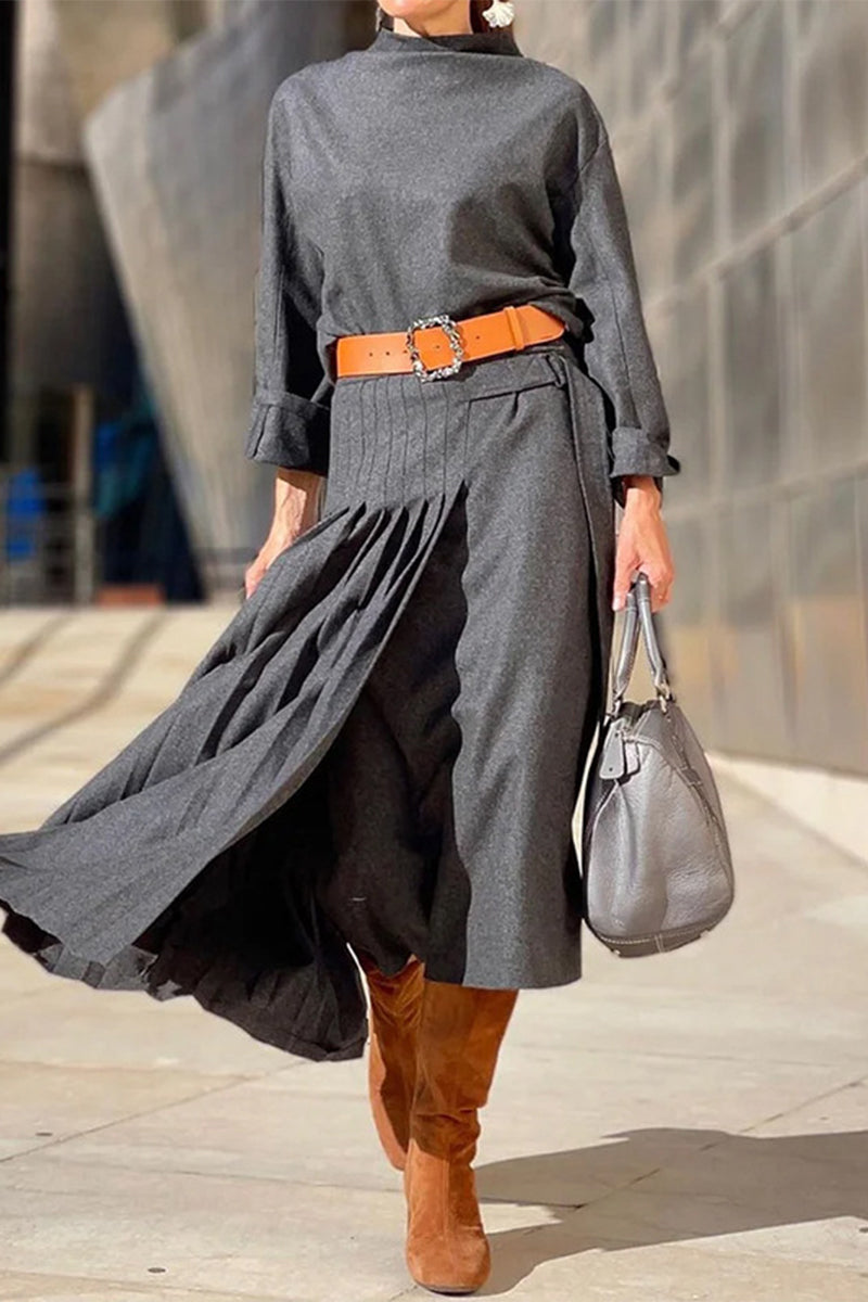 Natalia Casual British Style Premium Dress for Layered Outfit Styling
