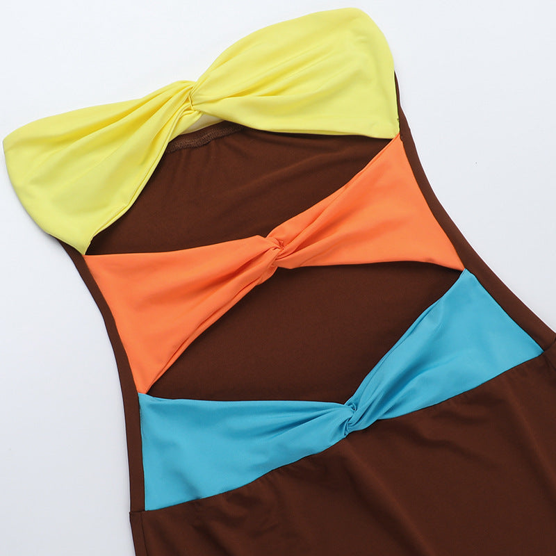 Jonjo Maxi Dress - Brown