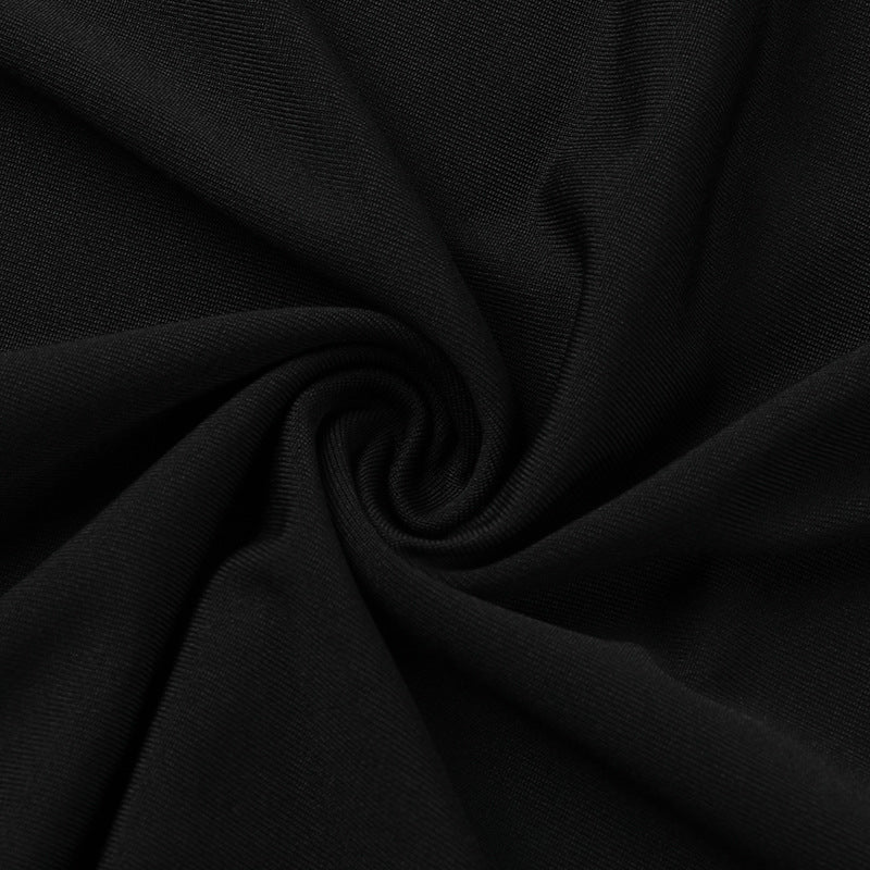 Showstopper Slit Dress-Black