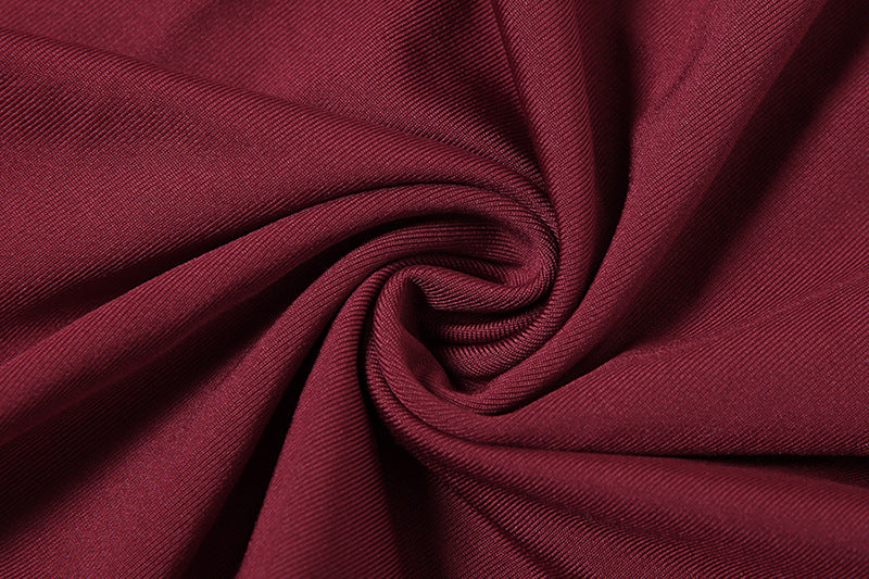 Ruffle Radiance Dress - Red