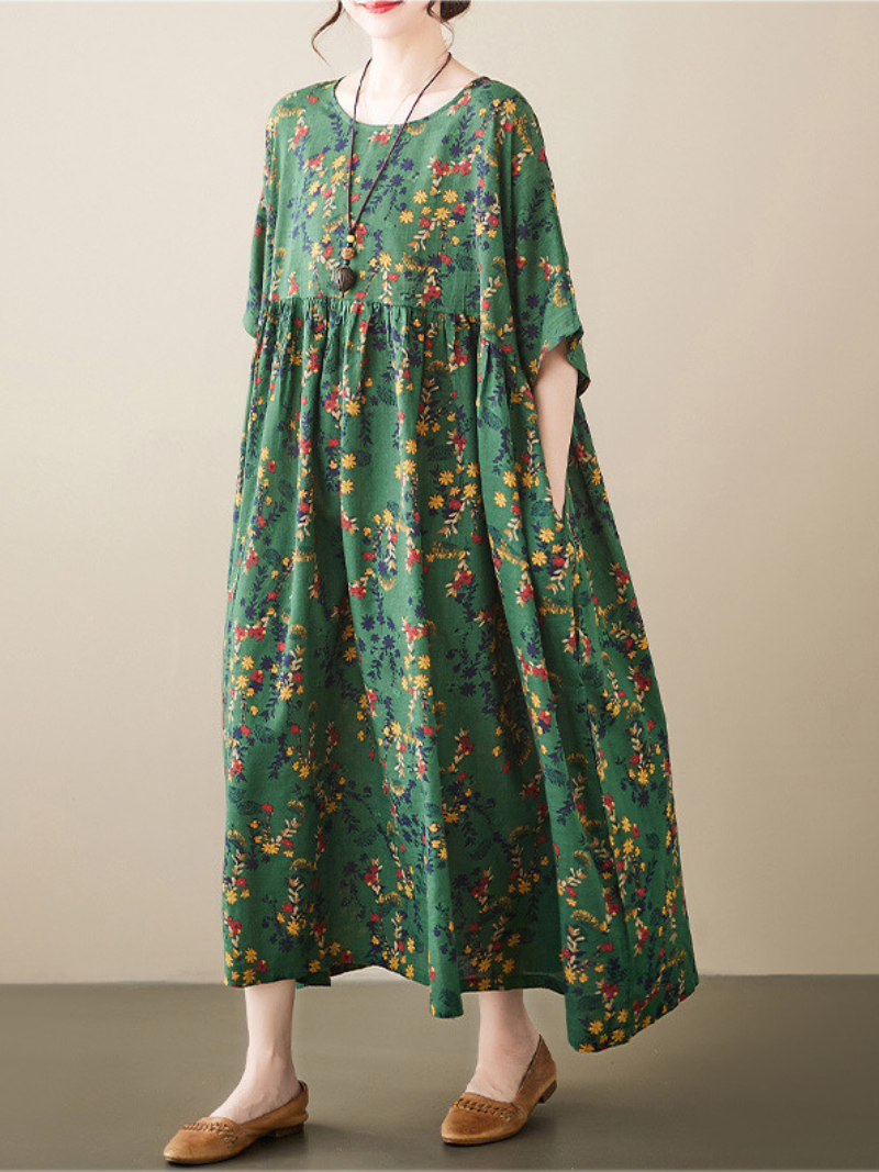 Wrangler Round Neck Smock Dress