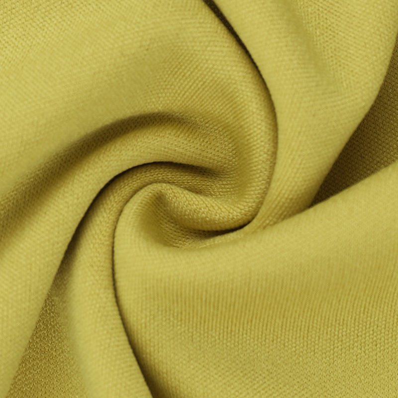 Marysh Mesh Bodycon Dress - Yellow