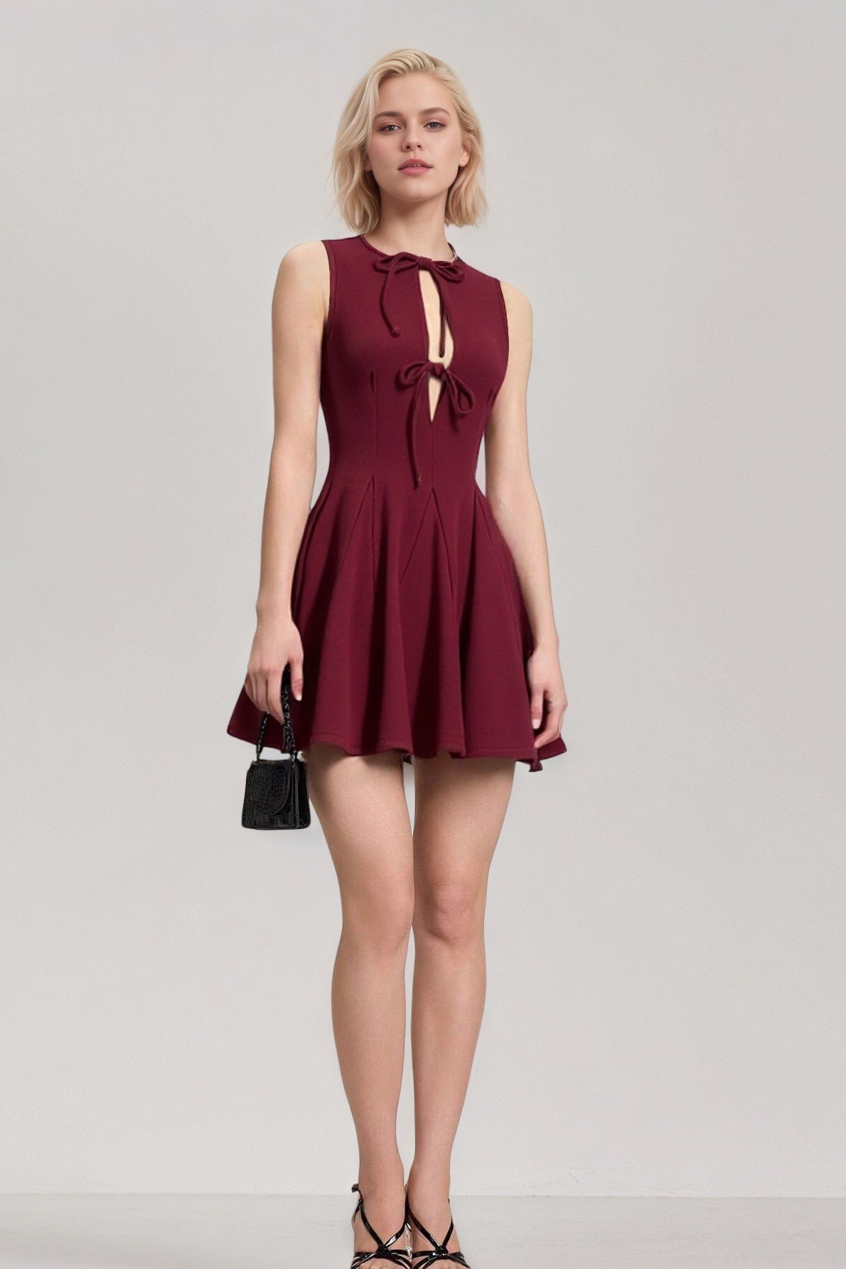 Ruched Corset Mini Dress