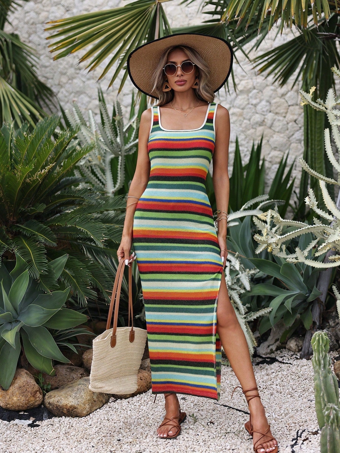 Leila Minimalist Summer Beach Dress Evening Wear Edit
