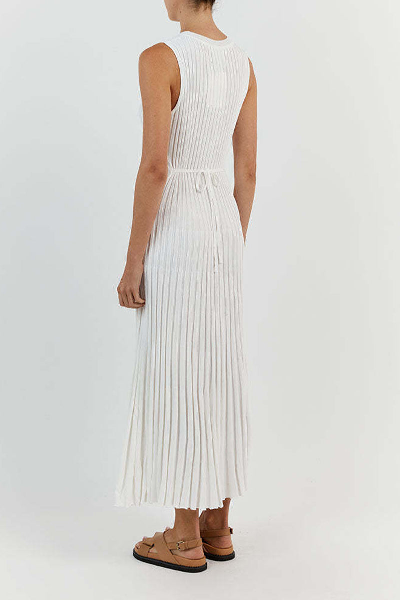 Paula Boutique Casual Sleeveless Dresses with Fixed Frenulum and O Neck Everyday Luxe Edit