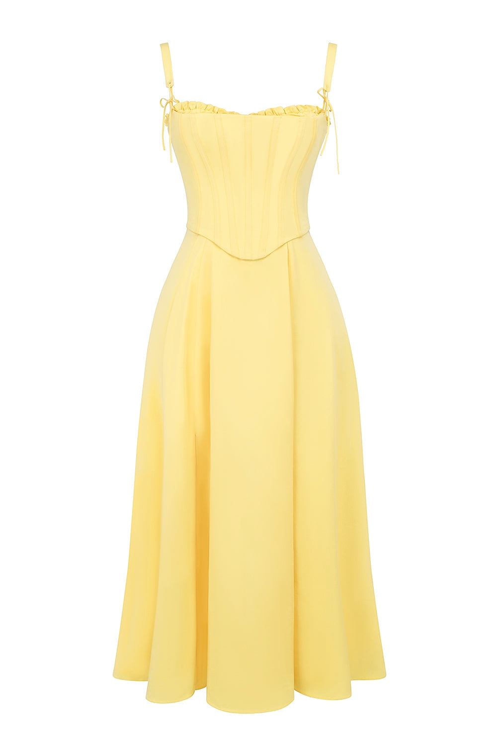 Timeless Allegra Midi Dress with Corset Everyday Luxe Edit