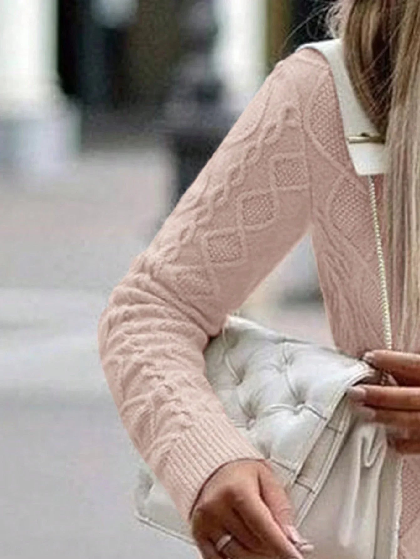 Rosario Womens Knitted Dress Dress with Relaxed Fit and Streetwear Style