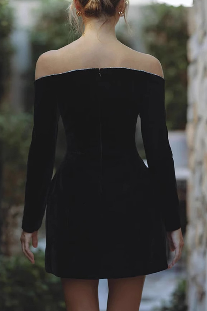 Fabiana Effortless Off the Shoulder Princess Dresses with Rhinestone Decoration Elevated Occasion Wear