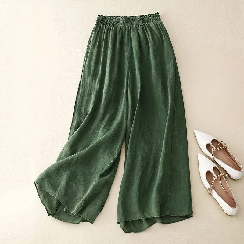 High Waist Wide Leg Pants