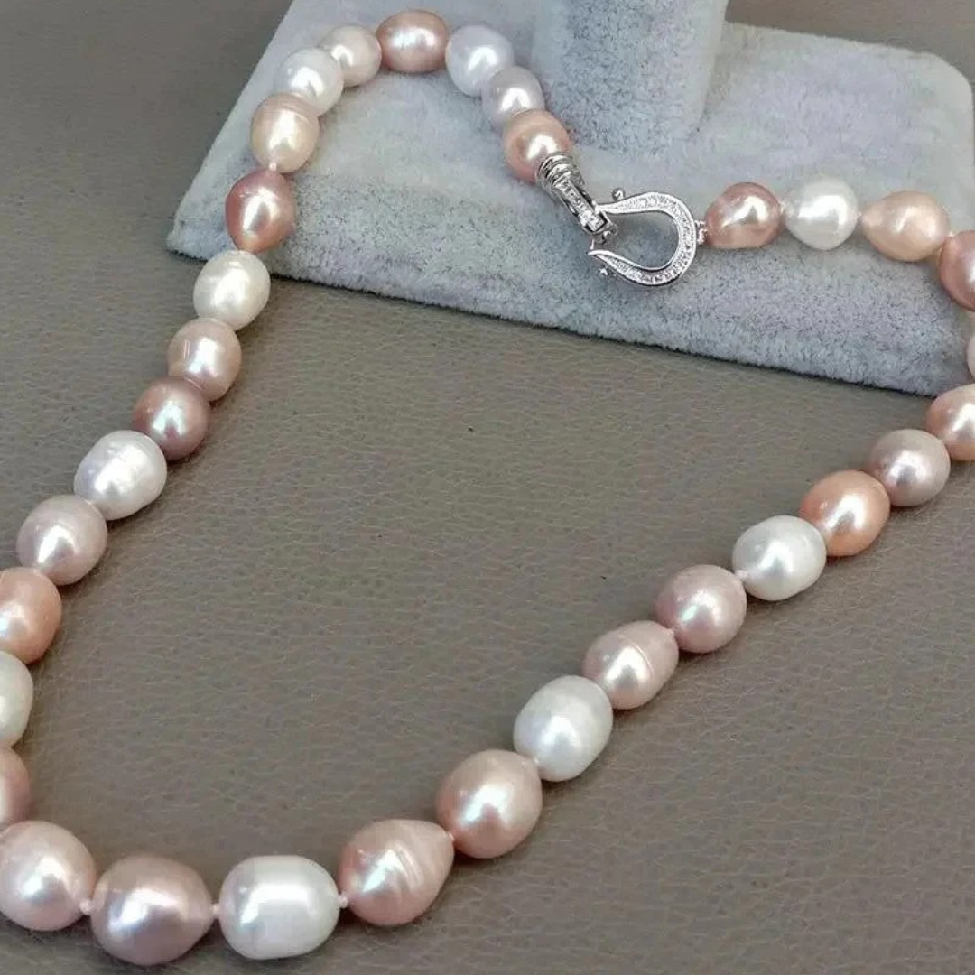 Baroque Pearl Hand Knotted Strand Necklace