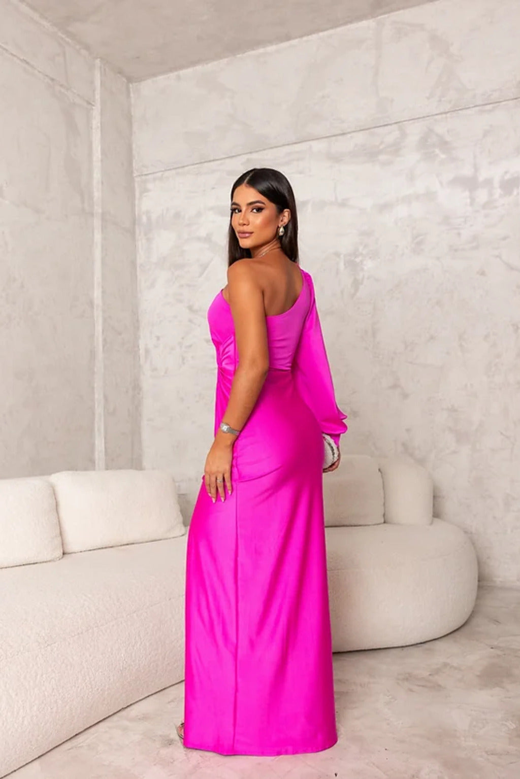 Rachel Timeless Satin Dress Designer Edit