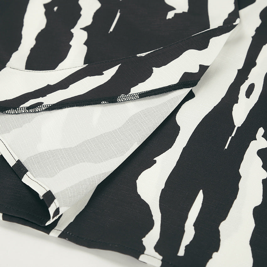 Bold Stripe Coord -  Black