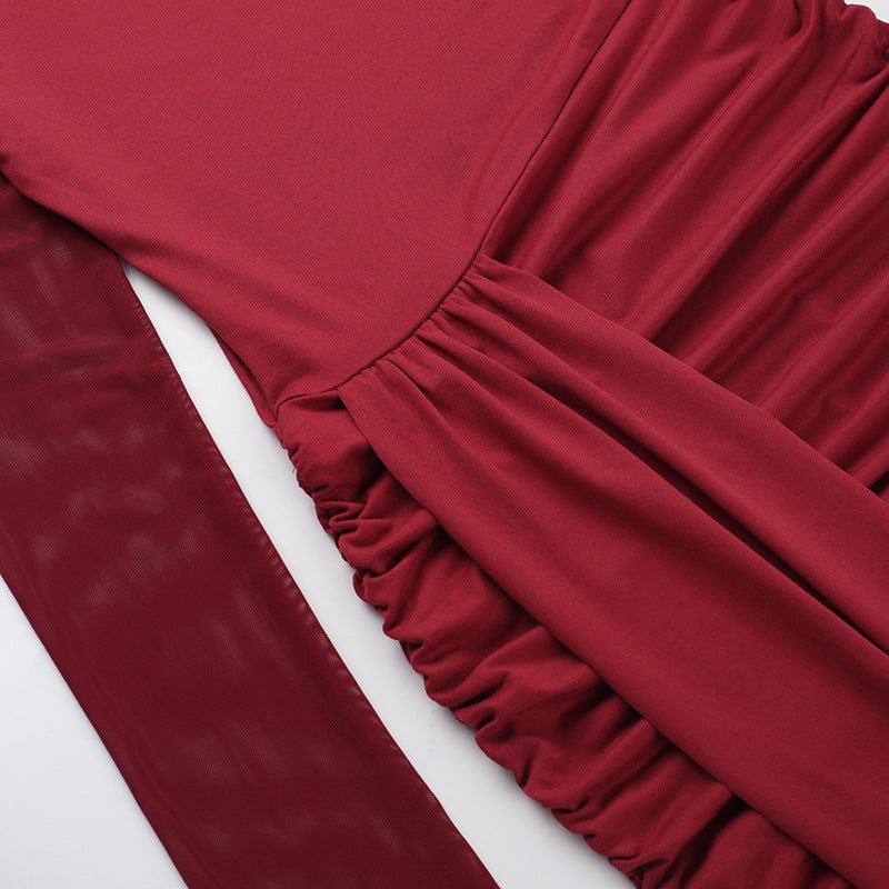 Rave Mini Bodycon Red
