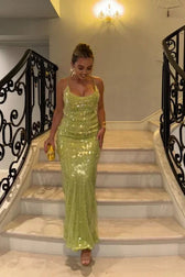 Sexy Sequins Backless Maxi Dress 6