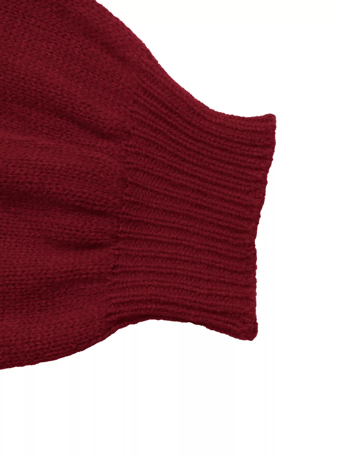Heart-Button Knit Cardigan