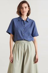 Vintage Linen Relaxed Blouse