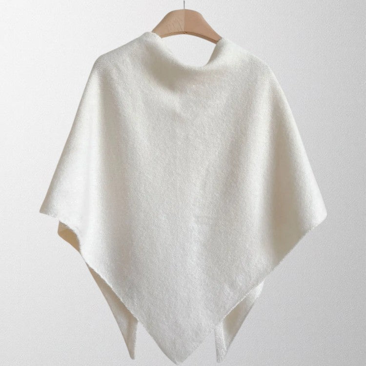 Tie Front Knit Shawl Wrap