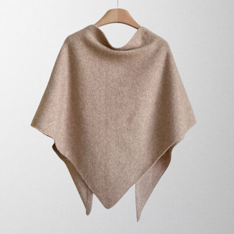 Tie Front Knit Shawl Wrap