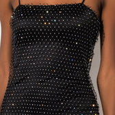 Sheer Mesh Mini Dress