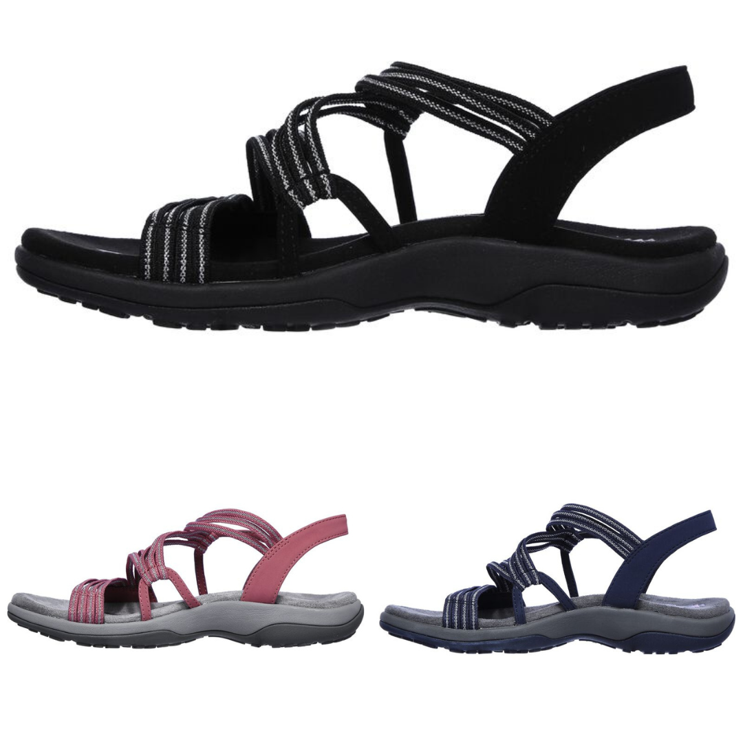 Strappy Slingback Flat Sport Sandals
