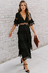 Love And Affection Lace Maxi Dress - 3 Colors - View 8