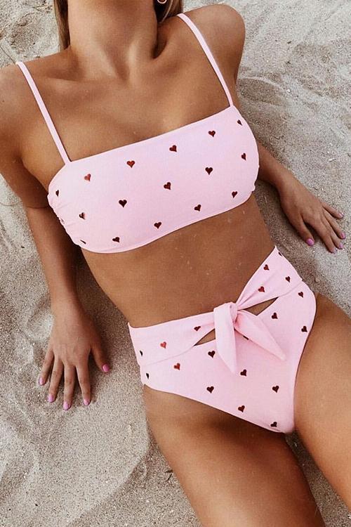 Heart Knot Bikini Set