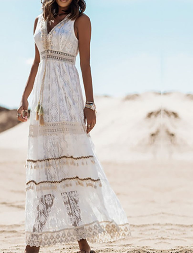Lilly Minimalist Boho Maxi Dresses Premium Edit