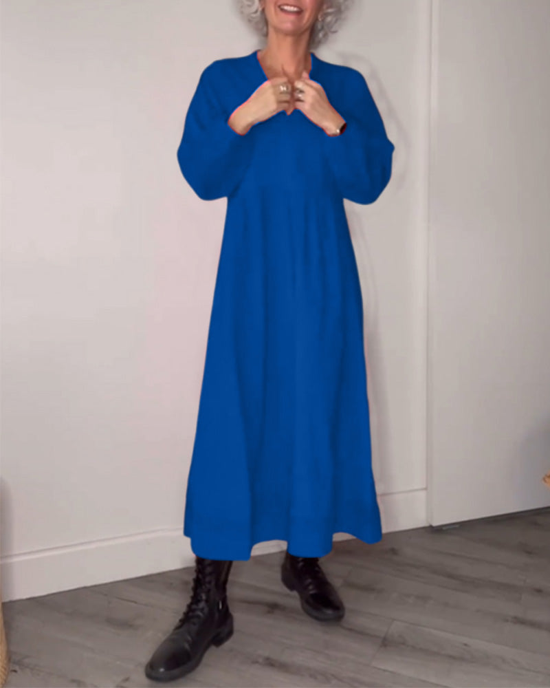 Jenifer Statement Long Sleeve Dress Elevated Occasion Wear