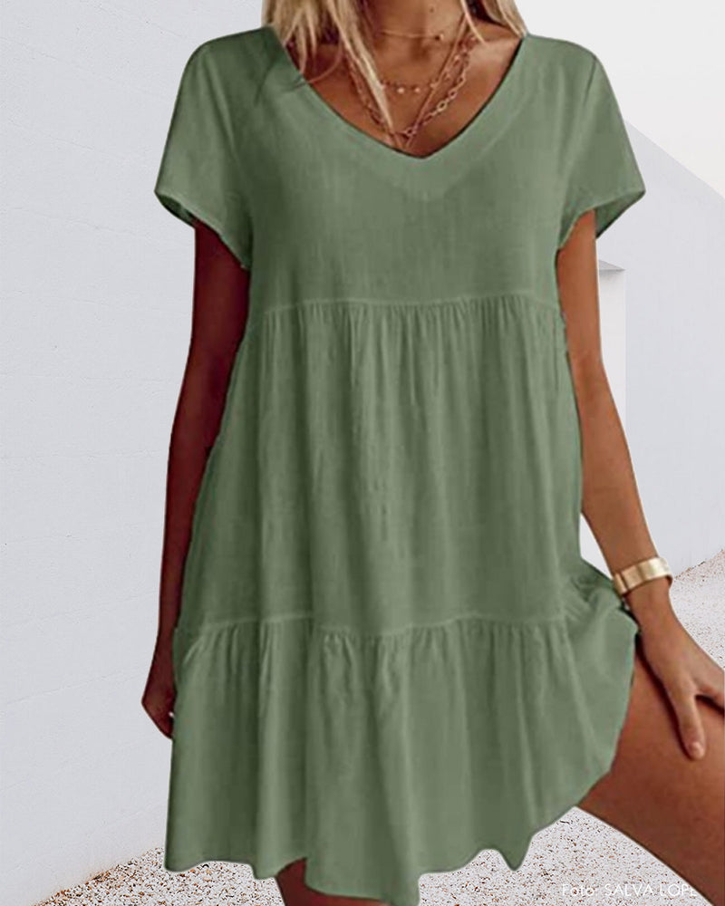 Susana Womens Summer Dress Elegant Dress for Layered Outfit Styling