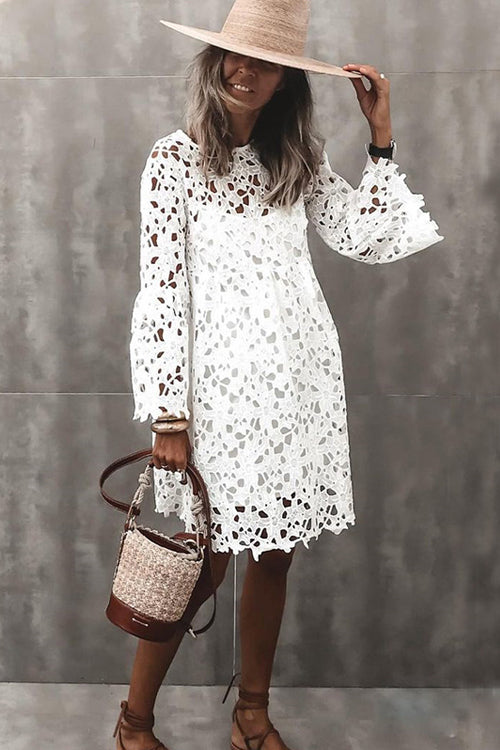 Out In The World Lace Two-Piece Mini Dress 3