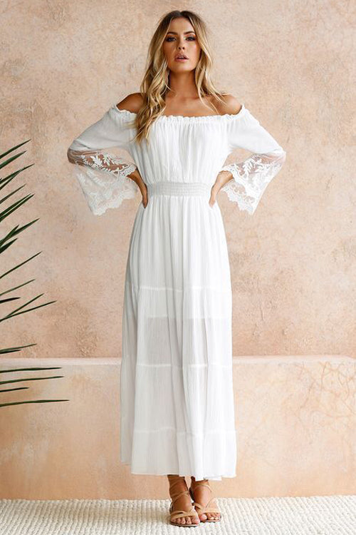Fairy tale Lace Sleeve Maxi Dress - View 2