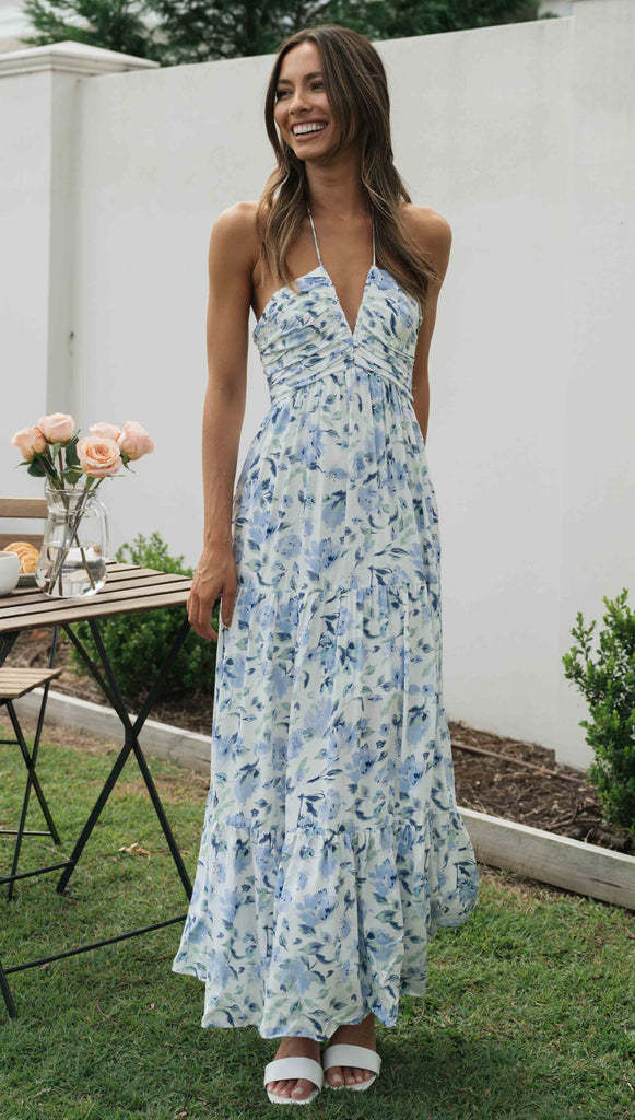 River Maxi Dress - Blue