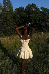 Dream of the Day Tie-Back Lace Mini Dress - View 8