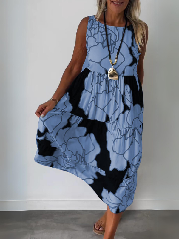 Virginia Premium Stylish Floral Print Dress Statement Occasion Edit