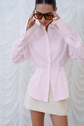 Minimalist Waist Define Blouse
